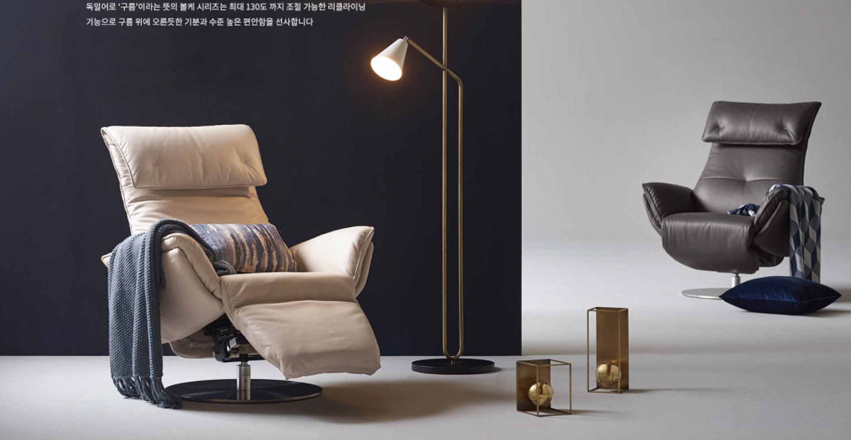  Sofa cao cấp Wolke của Fursys Hàn Quốc