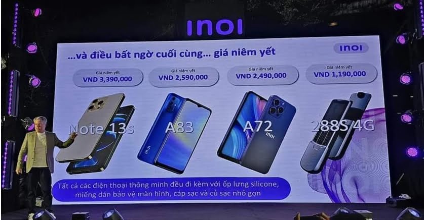 Inoi - thương hiệu smartphone mới tại việt nam - Ảnh nguồn Internet